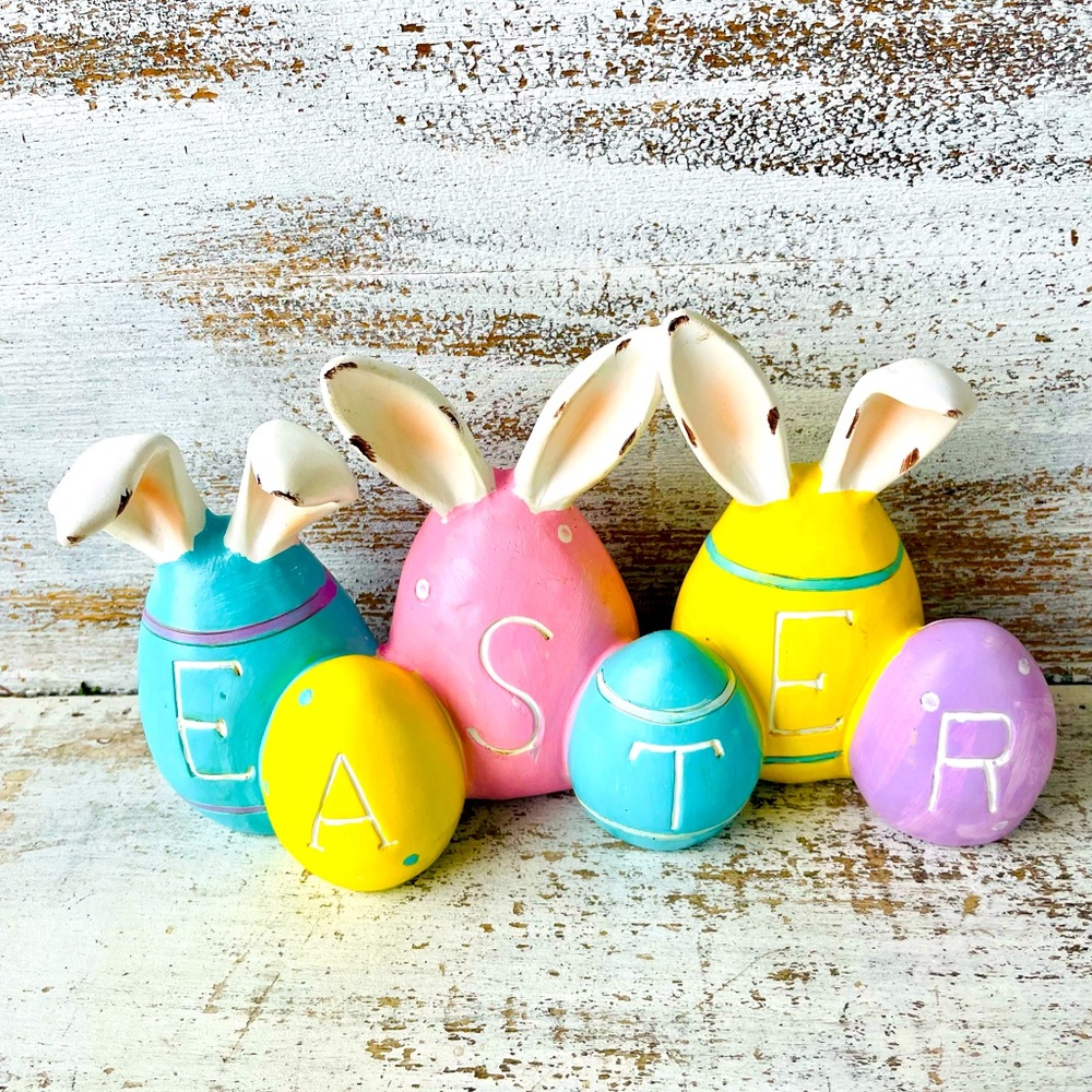 *Easter Bunny Ears Resin Sitter